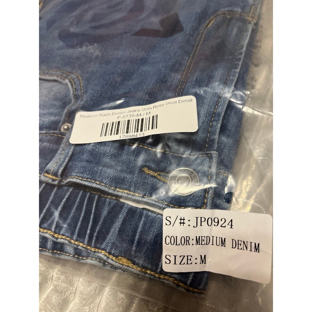 OLI & HALI jeans OH! jeans Oli and Hali OLI HALI jeans floral OLI&hali 8/10 MED - Picture 3 of 12